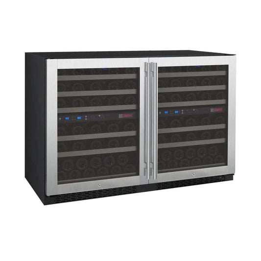 Allavino 47" Wide 112 Bottle Four Zone Wine Refrigerator - 2X-VSWR56-2S20