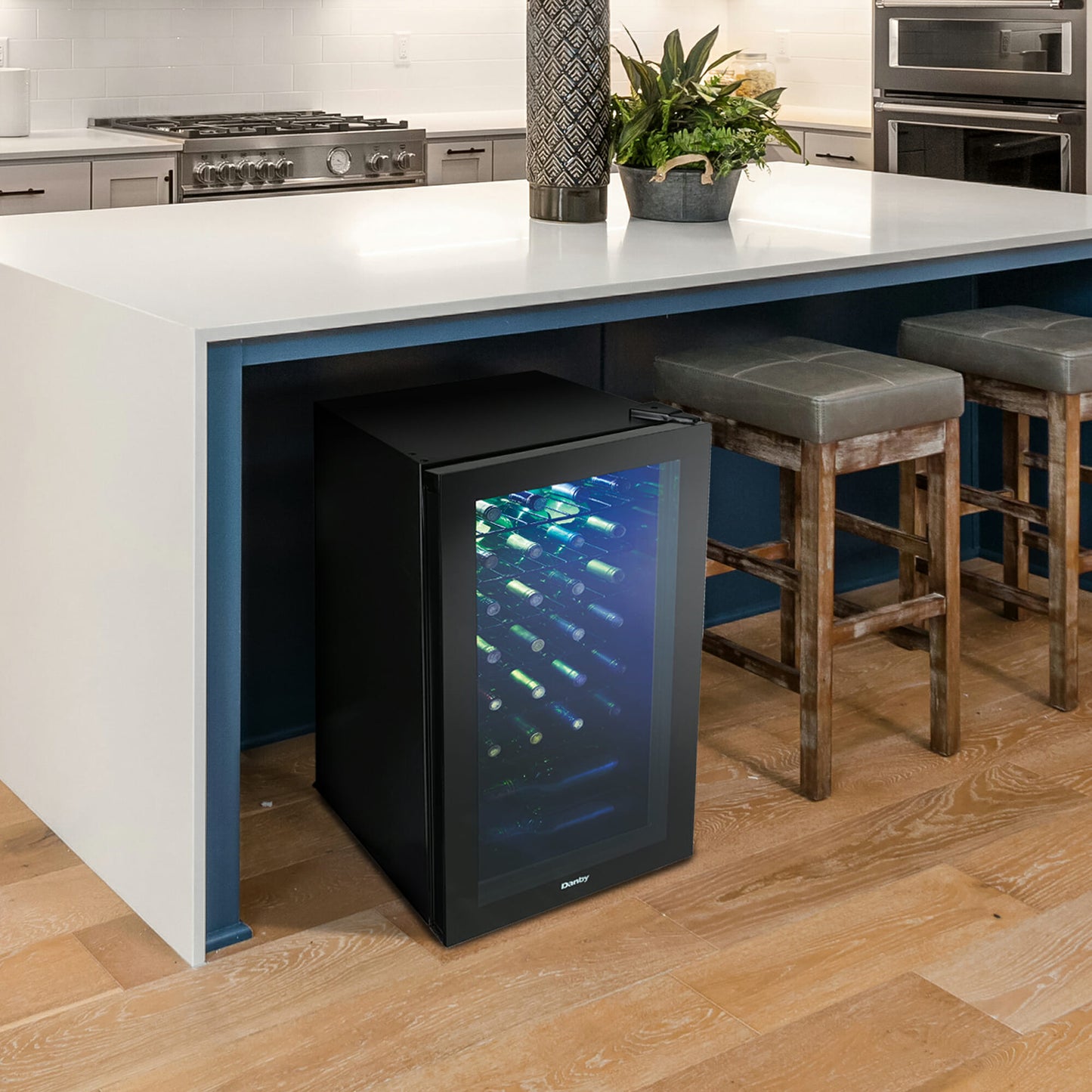 Danby 36 Bottle Free-Standing Wine Cooler in Black - DWC036A2BDB-6