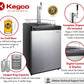 Kegco 24" Wide Single Tap Stainless Steel Digital Kegerator - K309SS-1NK
