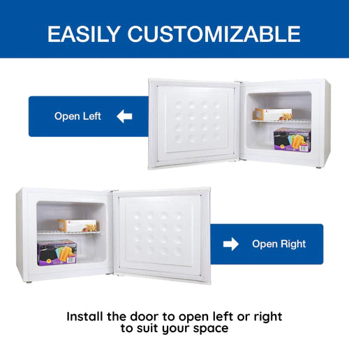 Koolatron Mini Upright Freezer 1.2 cu ft (34L) White - KTUF34