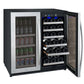 Allavino 30" Wide 30 Bottle/88 Can Dual Zone Wine Refrigerator/Beverage Center - VSWB30-2SF20