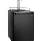 Kegco 24" Wide Kombucha Dual Tap Black Kegerator - KOM30B-2NK