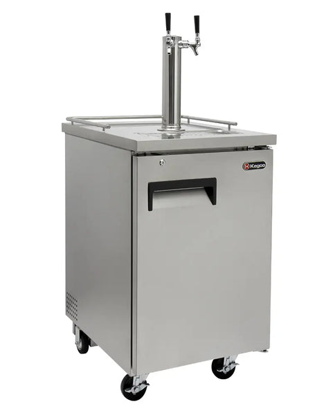 Kegco 24 Wide Dual Tap Commercial Kegerator - XCK-1S-2