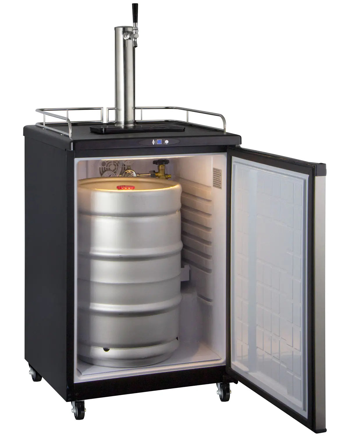 Kegco 24" Wide  Single Tap Commercial Kegerator - KOM163S-1NK